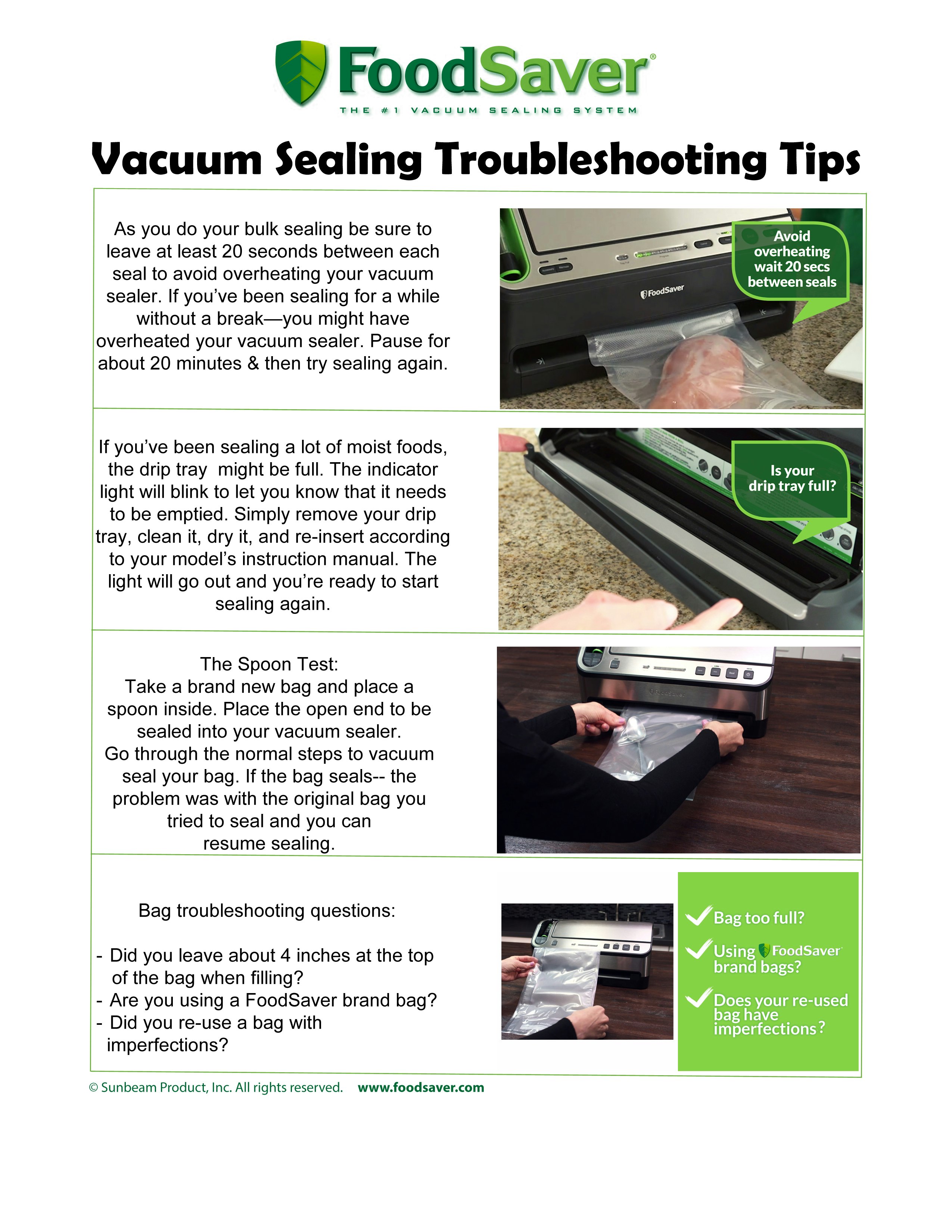 Foodsaver Troubleshooting: Quick Fixes for Common Issues - Tpa10